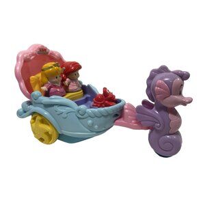 Fisher Price Little People Disney Little Mermaid Ariel's Musical Coach Carriage